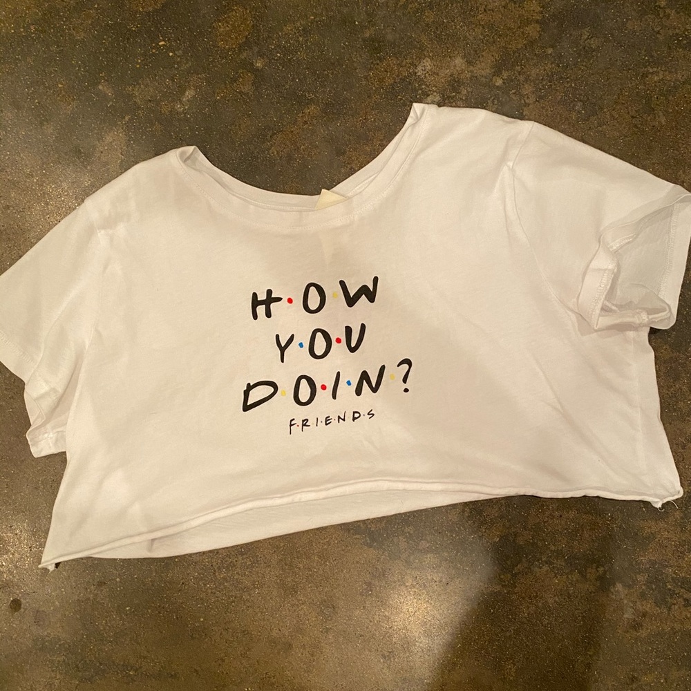 Friends XS crop top